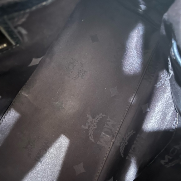 MCM BLACK LEATHER HANDBAG - Picture 11 of 13